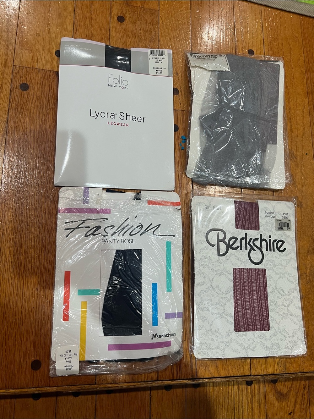 4 pairs of leggings pantyhose NWT